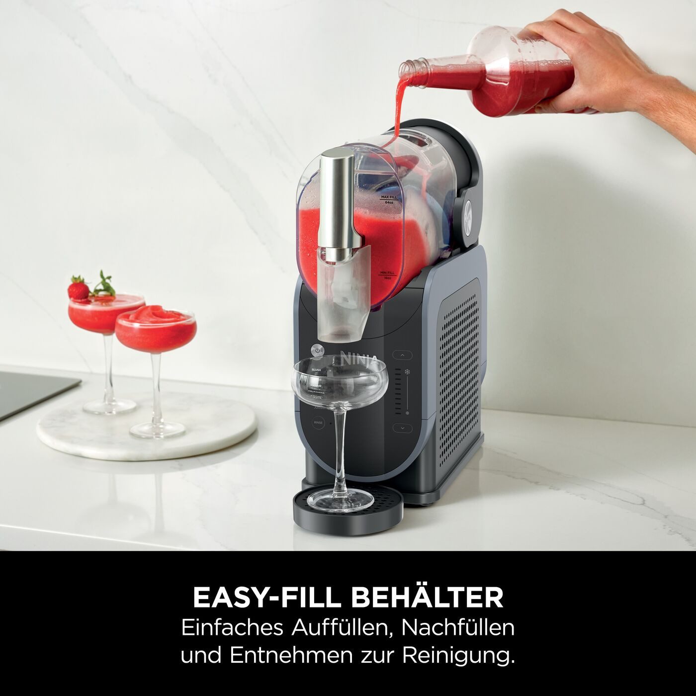 NINJA Slush Maker FS301EU SLUSHi Slush-Eismaschine für gefrorene Getränke