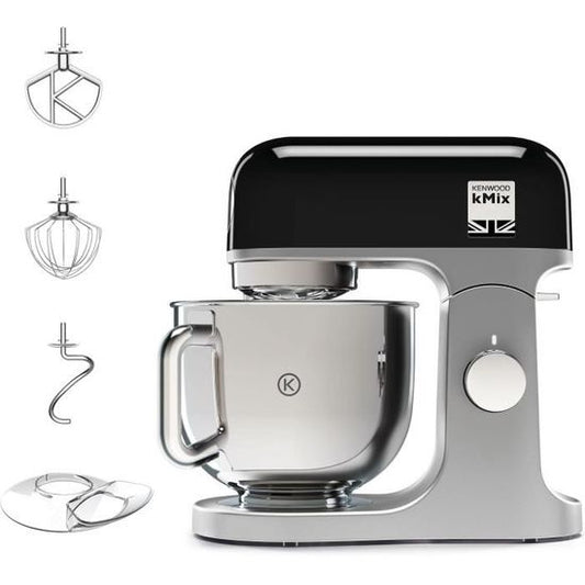 Kenwood kMix KMX750BK Küchenmaschine - 5-Liter-Schüssel - 6 Geschwindigkeiten - 3 Zubehörteile - Schwarz