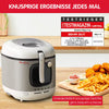 MOULINEX Fritteuse Mega, Kapazität 2 kg, für bis zu 8 Personen, Anti-Geruchs-Filter