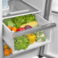 HANSEATIC Side-by-Side HSBS17590CWEI mit Eis-, Crushed-Ice- und Wasserspender