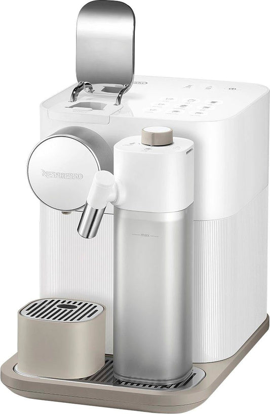 NESPRESSO Kapselmaschine EN640.W von DeLonghi, white inkl. Willkommenspaket mit 7 Kapseln