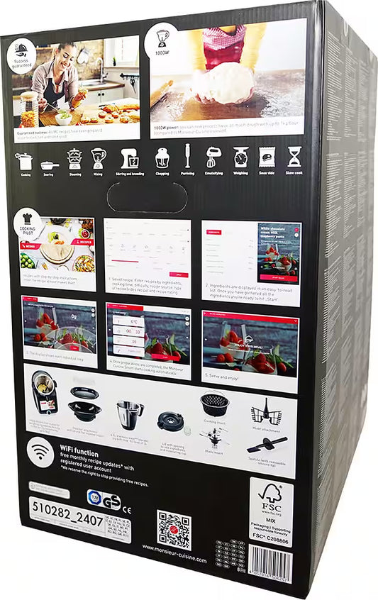 Küchenmaschine mit Kochfunktion Monsieur Cuisine Smart Limited Edition SKMS 1200 C1 Anthrazit