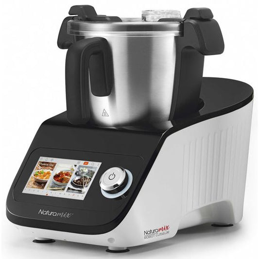 Multifunktionaler Kochroboter, der Ihre Küche revolutioniert! - NATURAMIX - große 3,5-l-Edelstahlschüssel - 11 Funktionen - +600 Rezepte enthalten