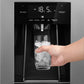 HANSEATIC Side-by-Side HSBS17590CWEI mit Eis-, Crushed-Ice- und Wasserspender