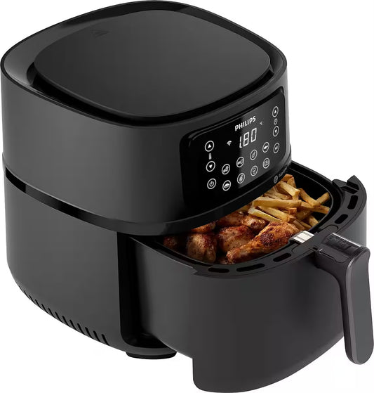 Heißluftfritteuse Airfryer XXL HD9285/96, 7,2 l
mit 7 Voreinstellungen und Warmhaltefunktion, WiFi Konnektivität
