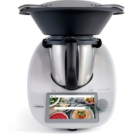 Thermomix® TM6 – Vorwerk Multifunktions-Kochroboter – 2,2 L – 1000 W – Integrierte Waage – Komplettes Zubehör – Rezepte inklusive